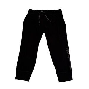 Reebok Sweatpants Womens Fleece Jogger Athletic Black XL Elite Cozy Oversized